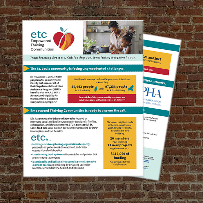 ETC one page flyers
